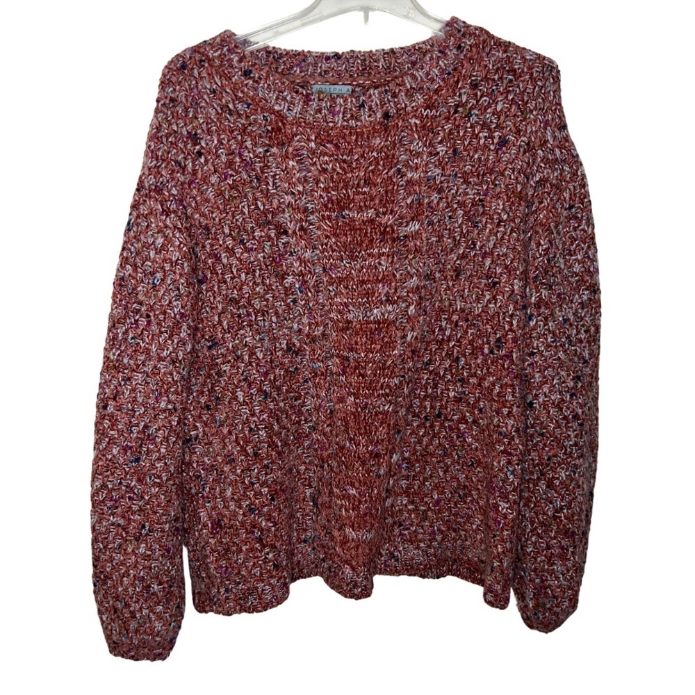 Joseph A Multicolored Speckled Knit Sweater Size Medium